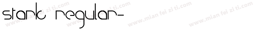 stark regular字体转换
